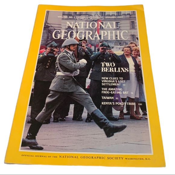 VTG National Geographic Magazine Two Berlins Jan 1982 Vol. 161, No.1 Collectible - Picture 3 of 3